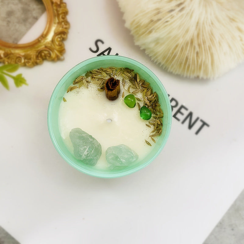 Crystal Flower Soy Wax Candle Gift Set – Elegant Home Decor