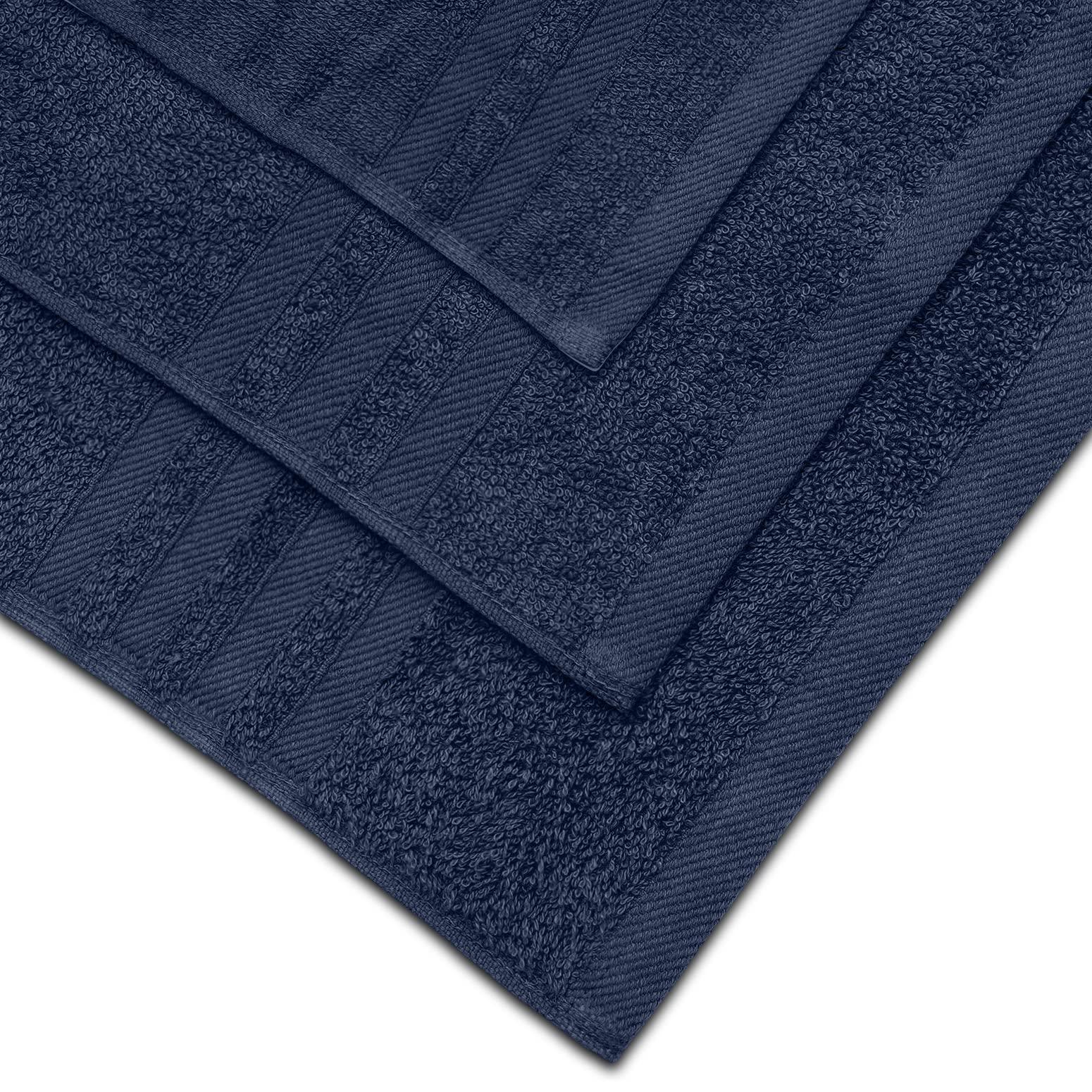 12-Piece Cotton Bath Towel Set – Wealuxe Collection
