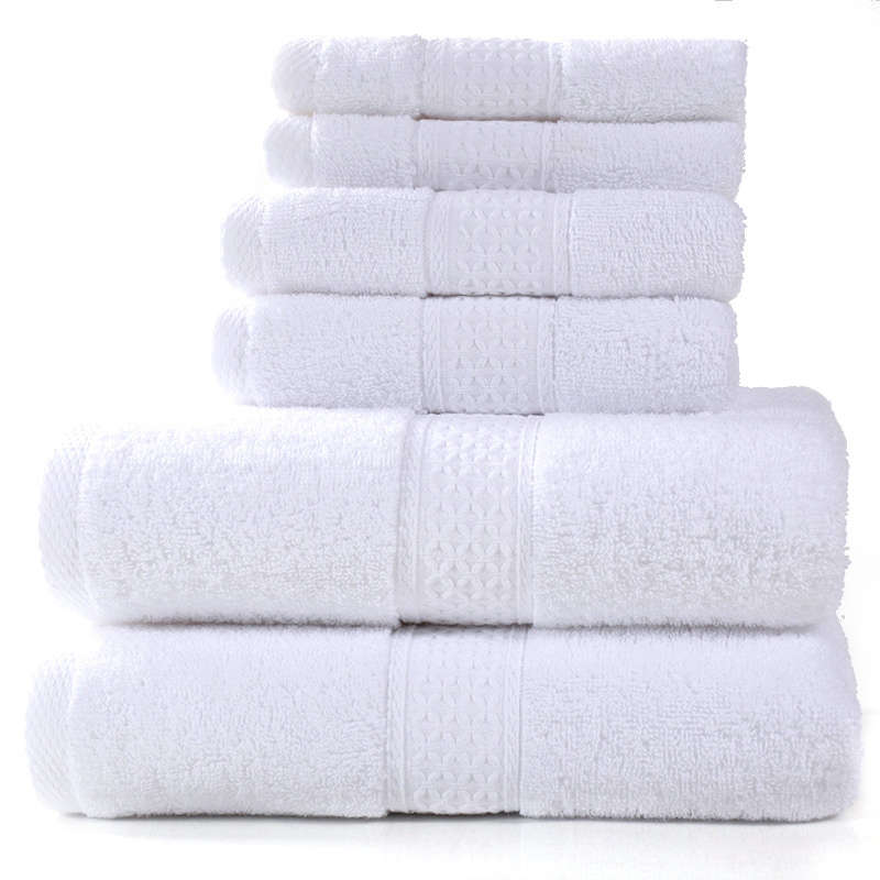 6-Piece Cotton Bath Towel Set – Soft & Absorbent