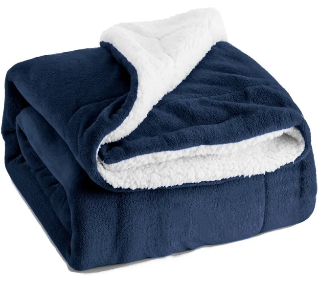 Sherpa Lamb Fleece Throw Blanket – Ultra Soft & Cozy
