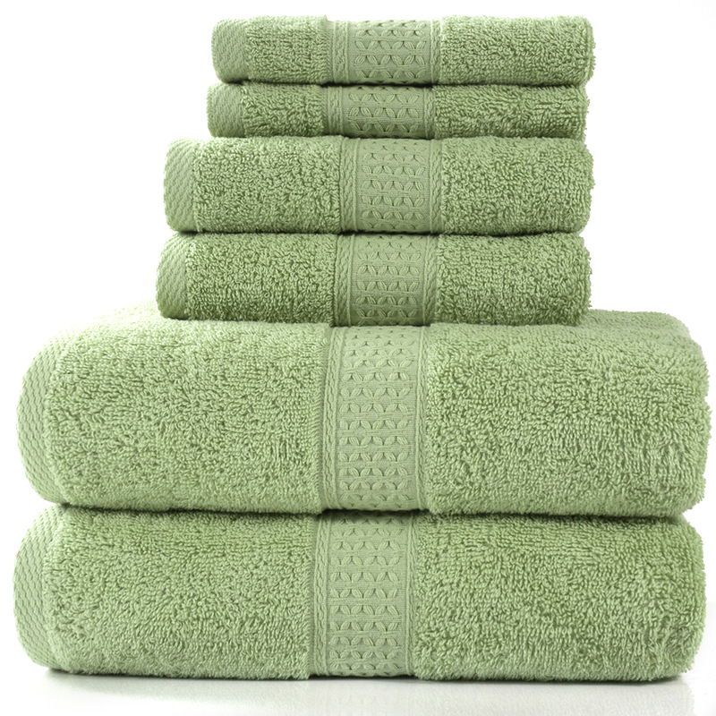 6-Piece Cotton Bath Towel Set – Soft & Absorbent